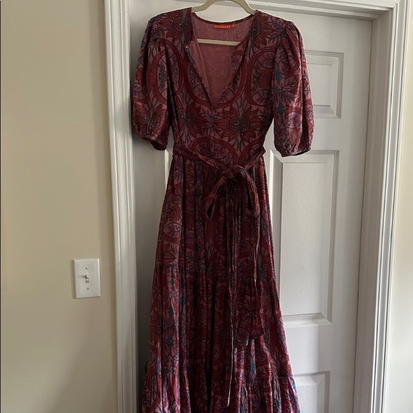 Oliphant Dresses Oliphant Maxi Dress In Monaco Rose Poshmark